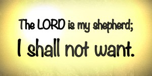Psalm 23 1